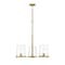 Z-Lite Callista 3 Light Chandelier, Rubbed Brass & Clear 3032-3RB - alternate 7